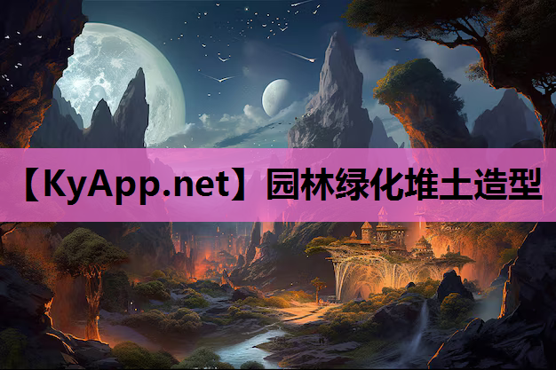 园林绿化堆土造型