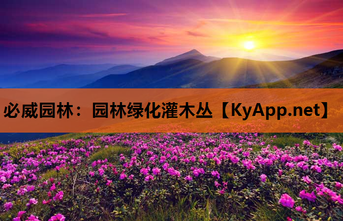必威园林：园林绿化灌木丛