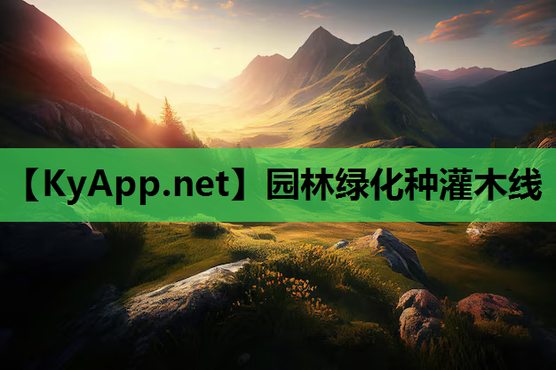 园林绿化种灌木线