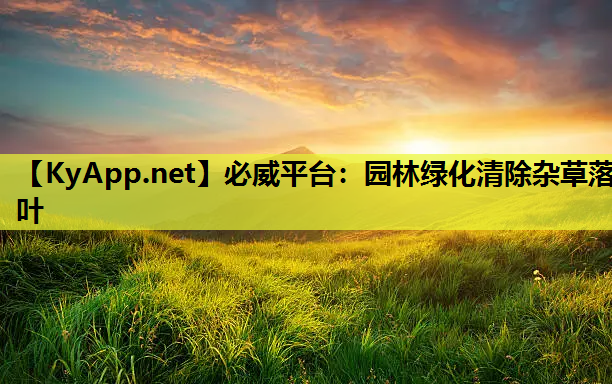 园林绿化清除杂草落叶