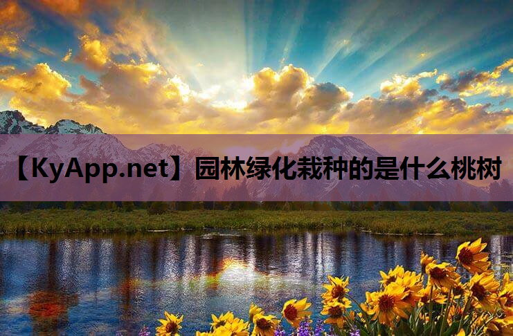 园林绿化栽种的是什么桃树