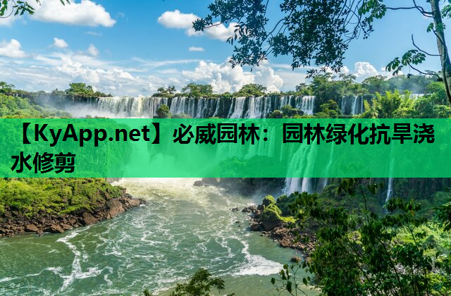 园林绿化抗旱浇水修剪