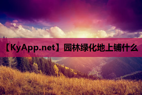 园林绿化地上铺什么